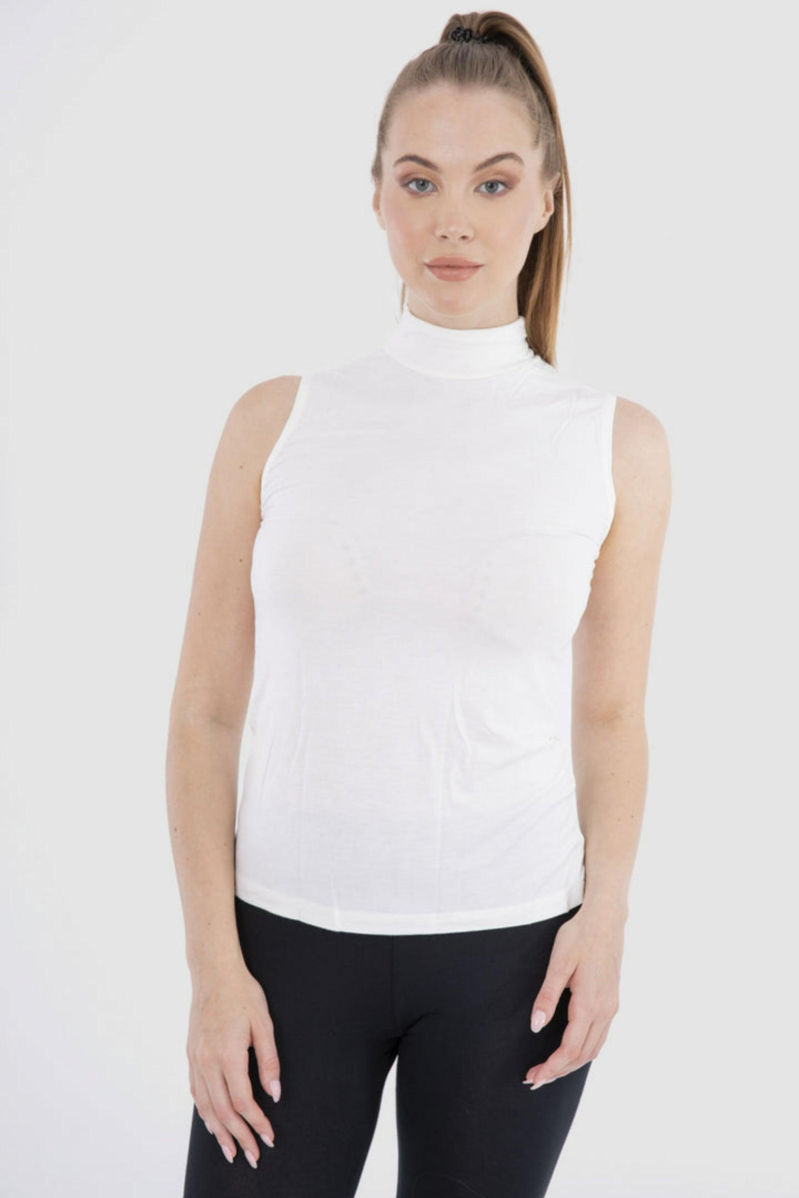 High Neck Sleeveless Top - Carina - كارينا