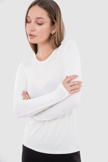 Long Sleeves Viscose Top - Carina - كارينا