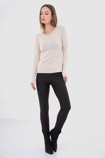 Long Sleeves Viscose Top - Carina - كارينا