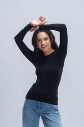 Long Sleeves Viscose Top - Carina - كارينا