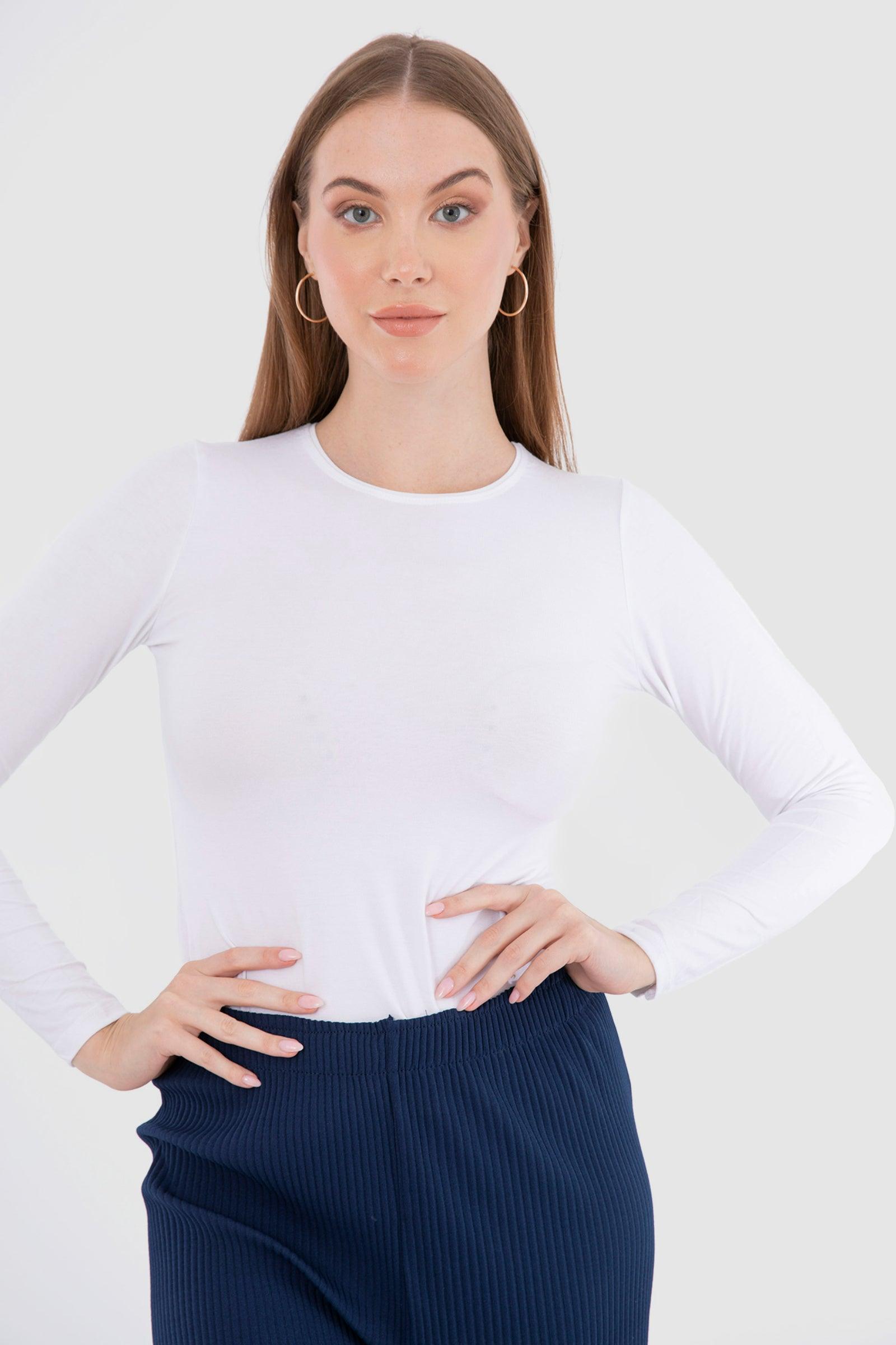 Long Sleeves Viscose Top - Carina - كارينا