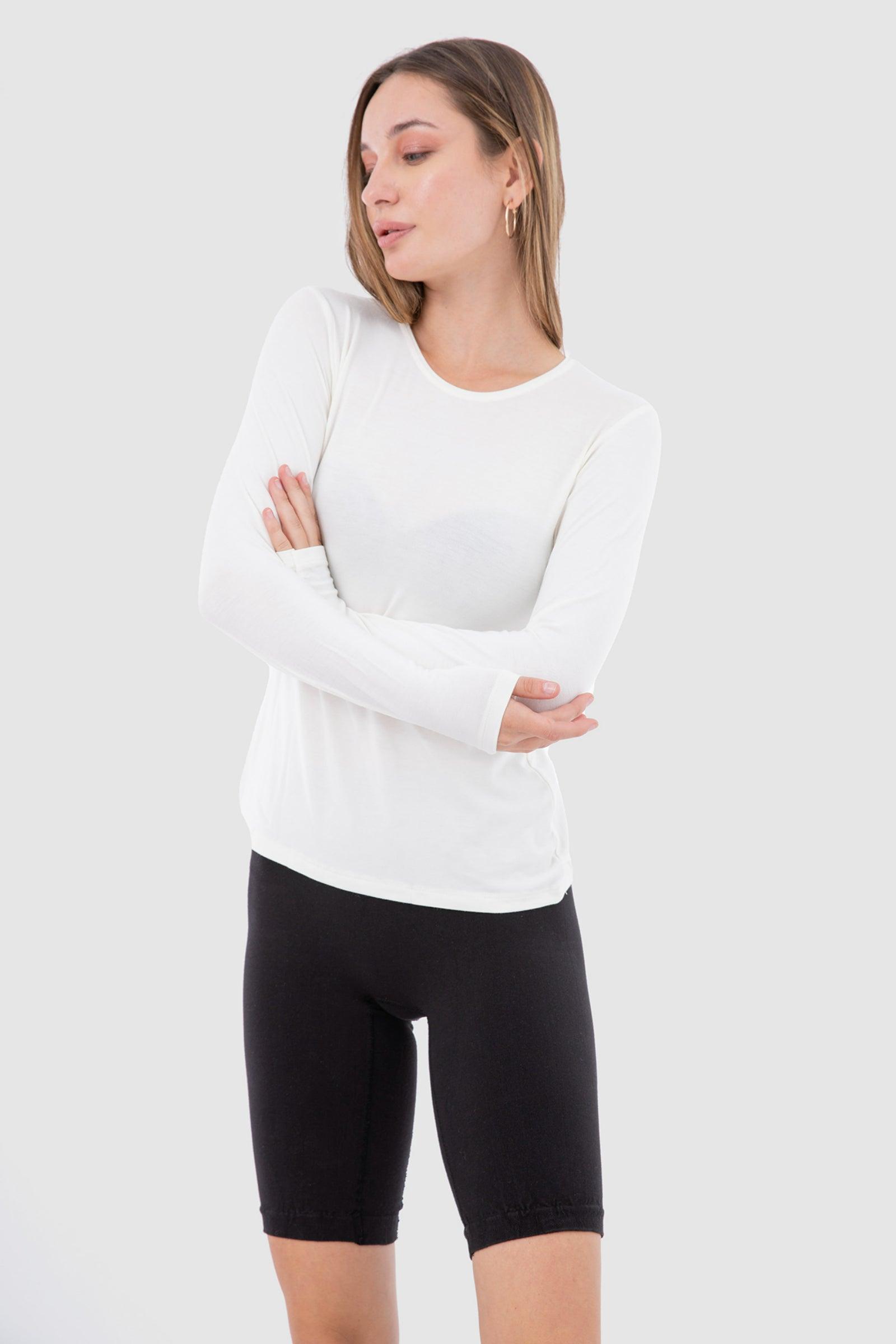 Long Sleeves Viscose Top - Carina - كارينا