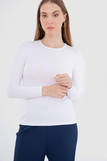 Long Sleeves Viscose Top - Carina - كارينا