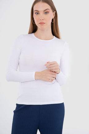 Long Sleeves Viscose Top - Carina - كارينا