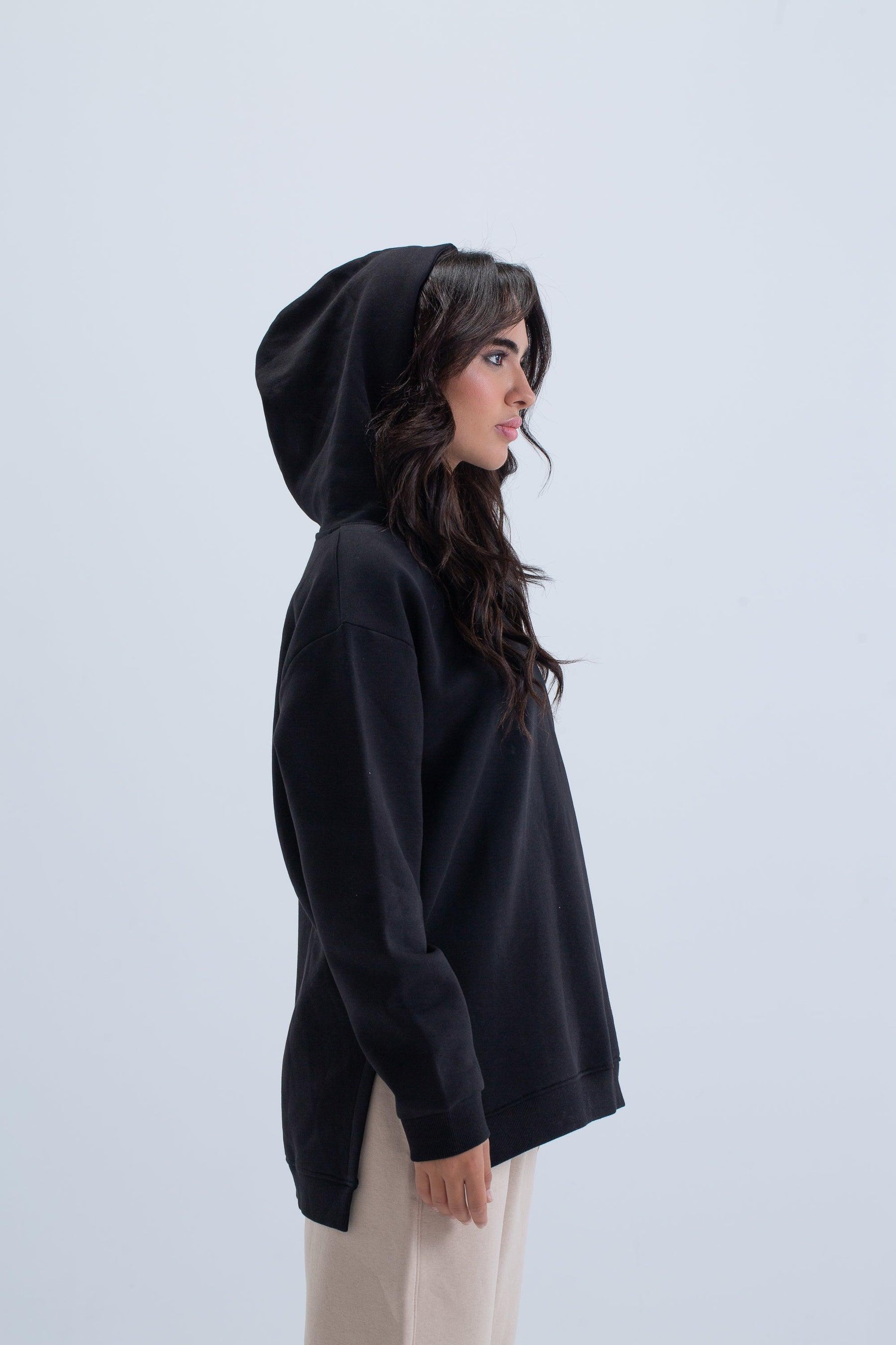 Lounge Hoodie with Slits - Carina - كارينا