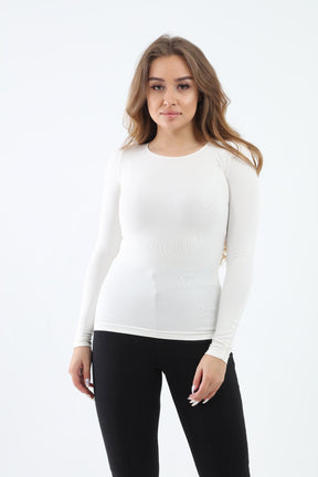 Microfiber Long Sleeves Top - Carina - كارينا