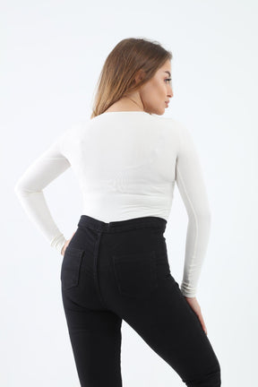 Microfiber Long Sleeves Top - Carina - كارينا