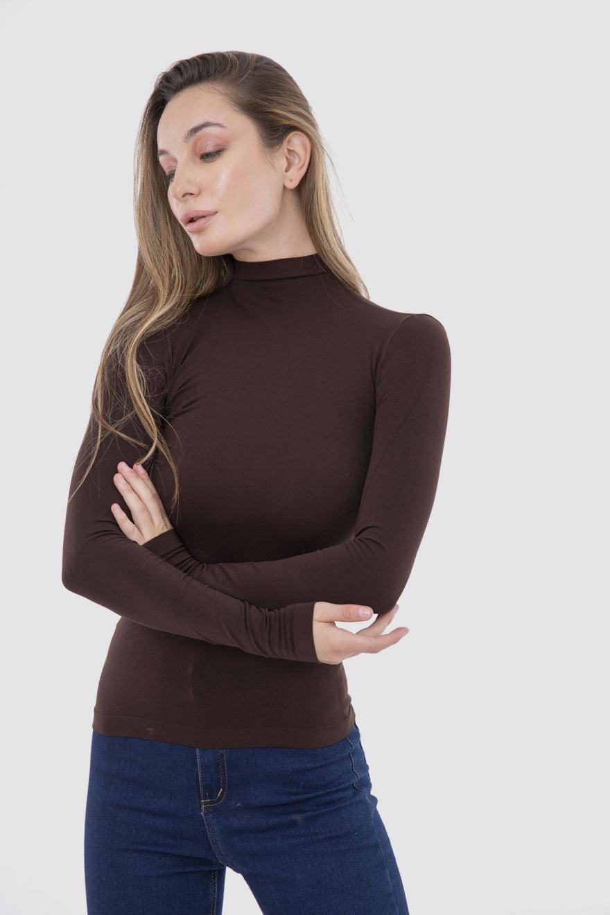 Microfiber Long Sleeves Top - Carina - كارينا