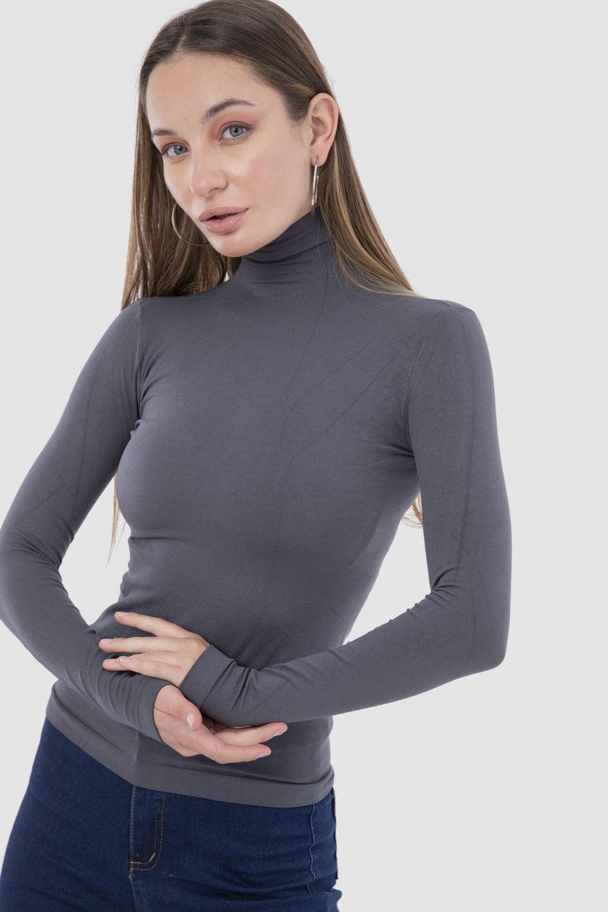 Microfiber Long Sleeves Top - Carina - كارينا