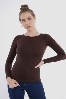 Microfiber Long Sleeves Top - Carina - كارينا