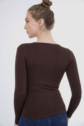 Microfiber Long Sleeves Top - Carina - كارينا