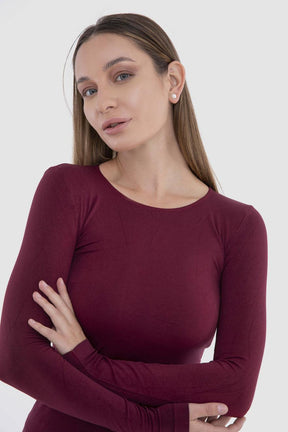 Microfiber Long Sleeves Top - Carina - كارينا