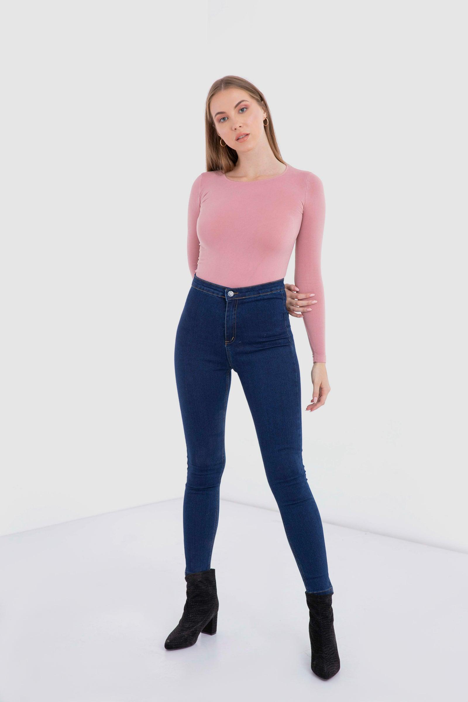 Microfiber Long Sleeves Top - Carina - كارينا
