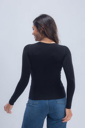 Microfiber Long Sleeves Top - Carina - كارينا