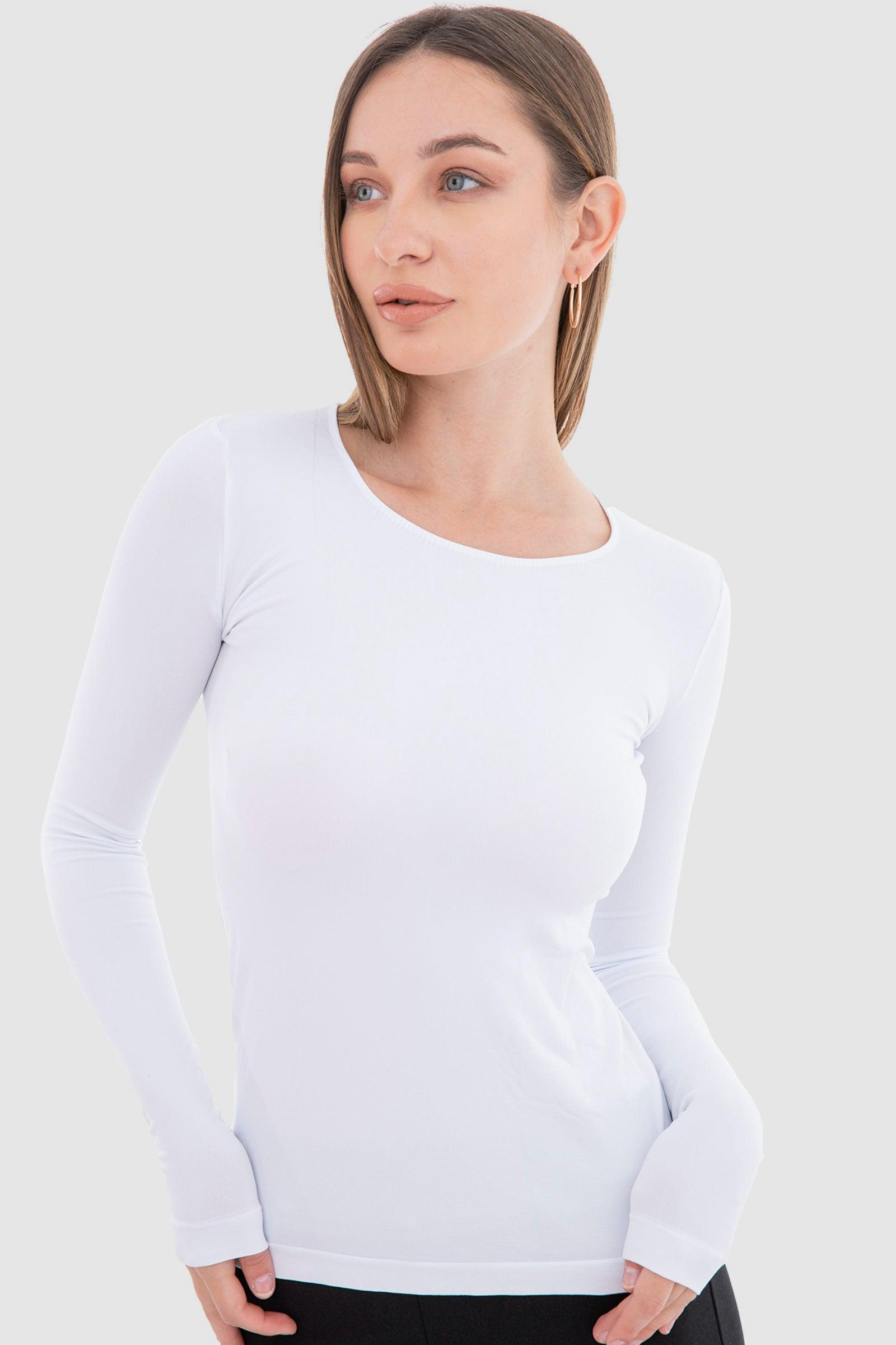 Microfiber Long Sleeves Top - Carina - كارينا