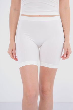 Microfiber Mid Thigh Shorts - Carina - كارينا