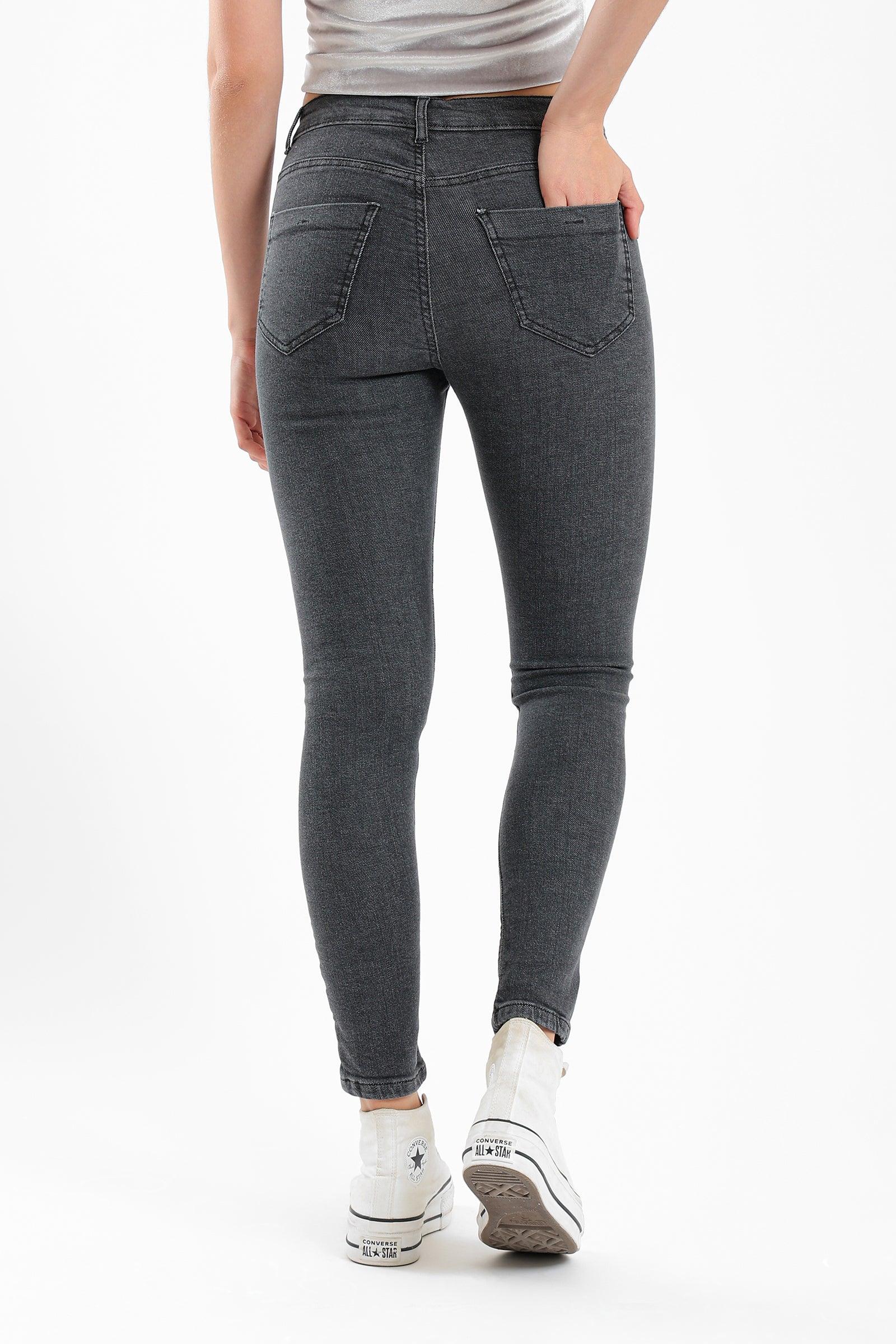 Mid-Rise Slim Fit Jeans - Carina - كارينا