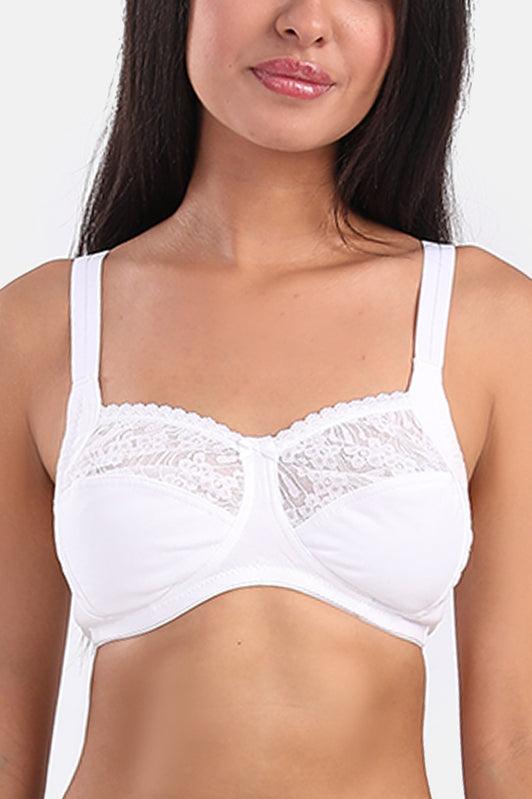 Non-Padded Bra with Lace - Carina - كارينا