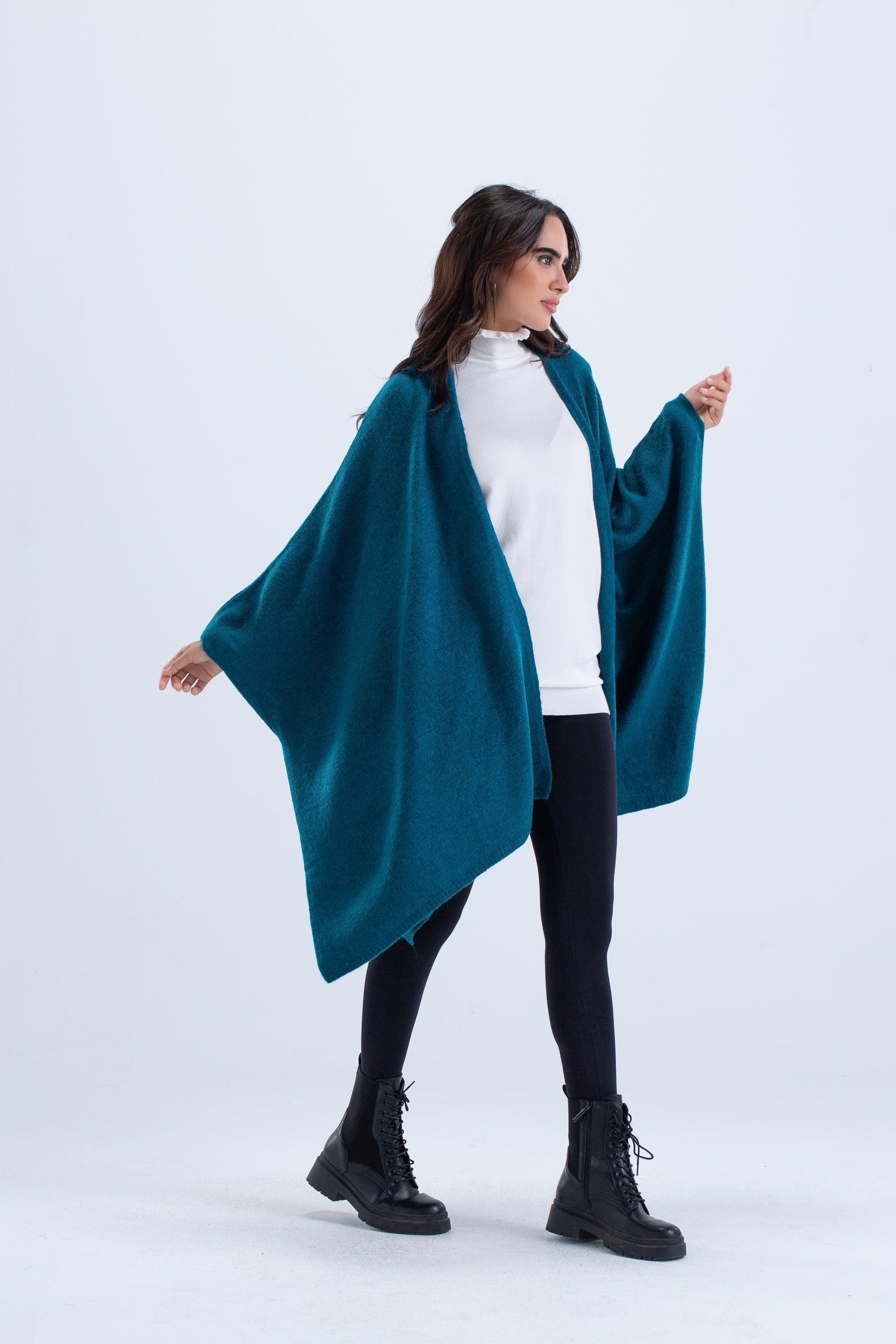 One Size Wool Poncho - Carina - كارينا