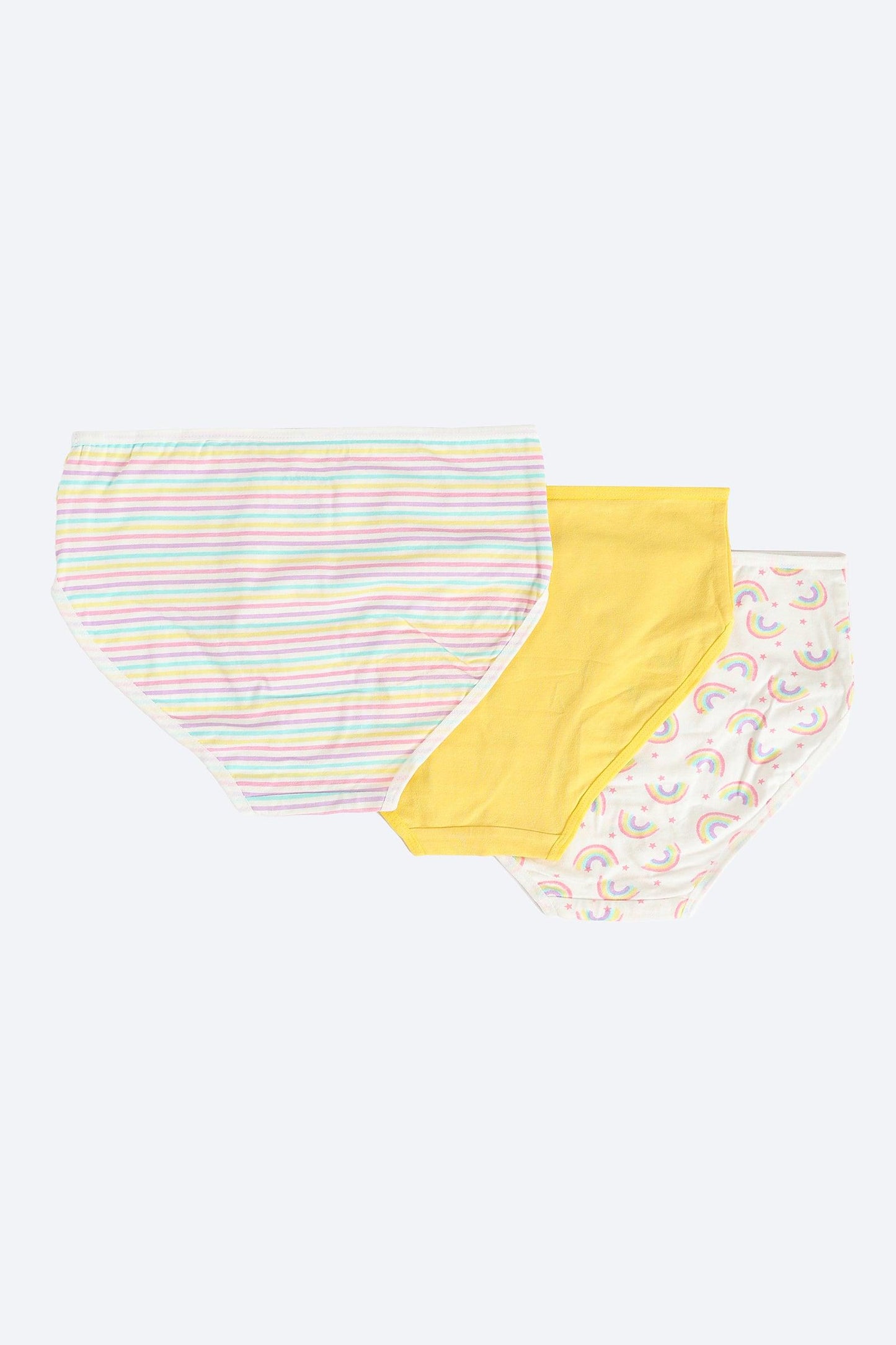 Pack of 3 Colored Brief Panties - Carina - كارينا