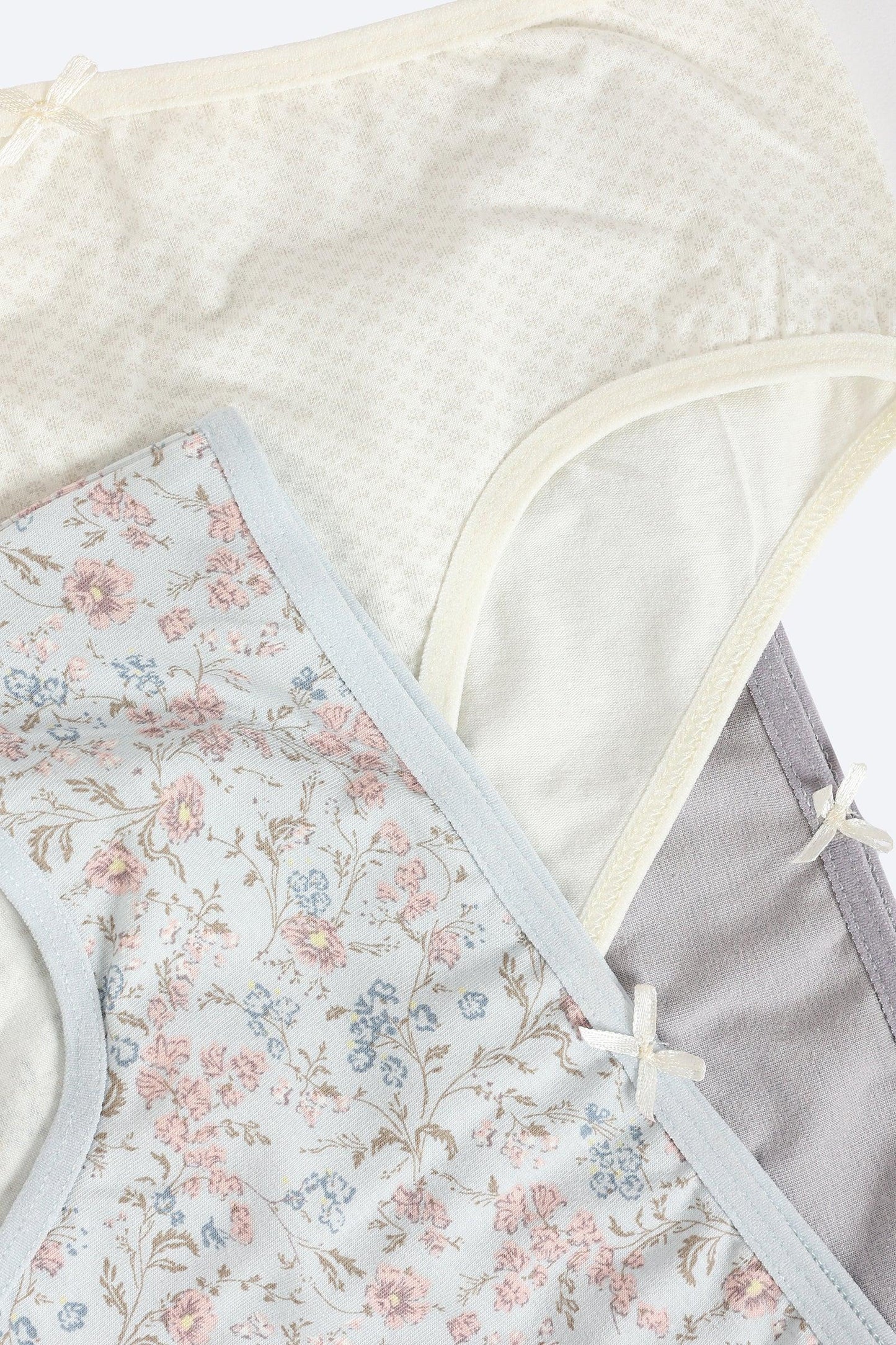 Pack of 3 Colored Brief Panties - Carina - كارينا