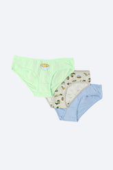 Pack of 3 Cotton Bikini Panties - Carina - كارينا