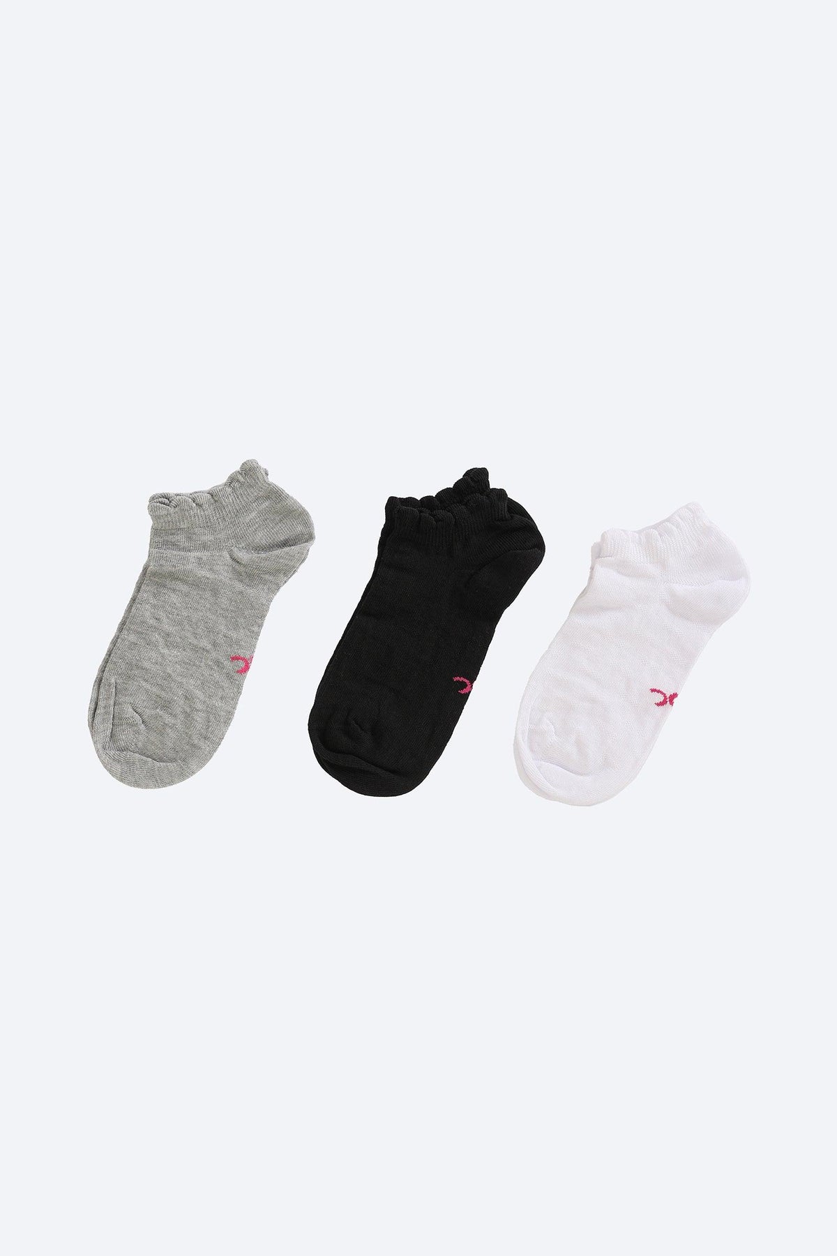 Pack of 3 Cotton Socks - Carina - كارينا