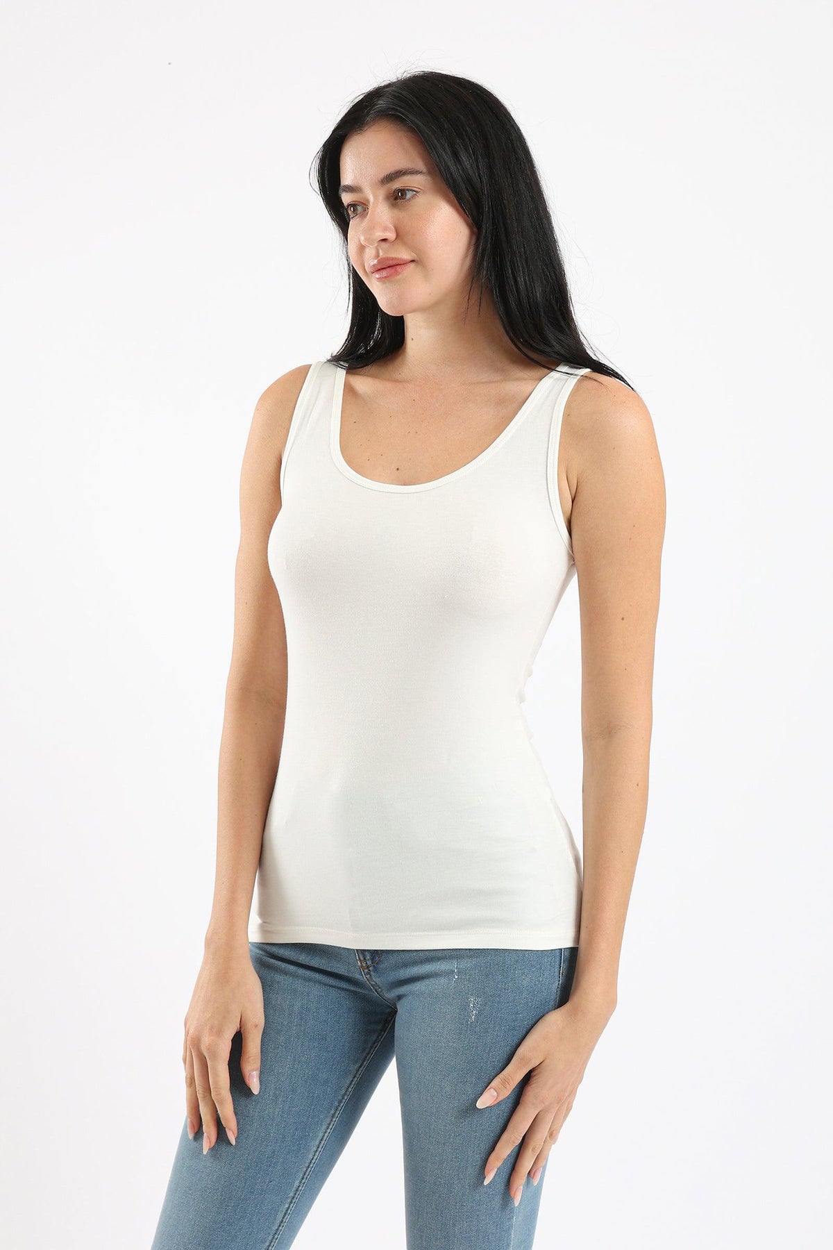 Plunge Neck Top - Carina - كارينا