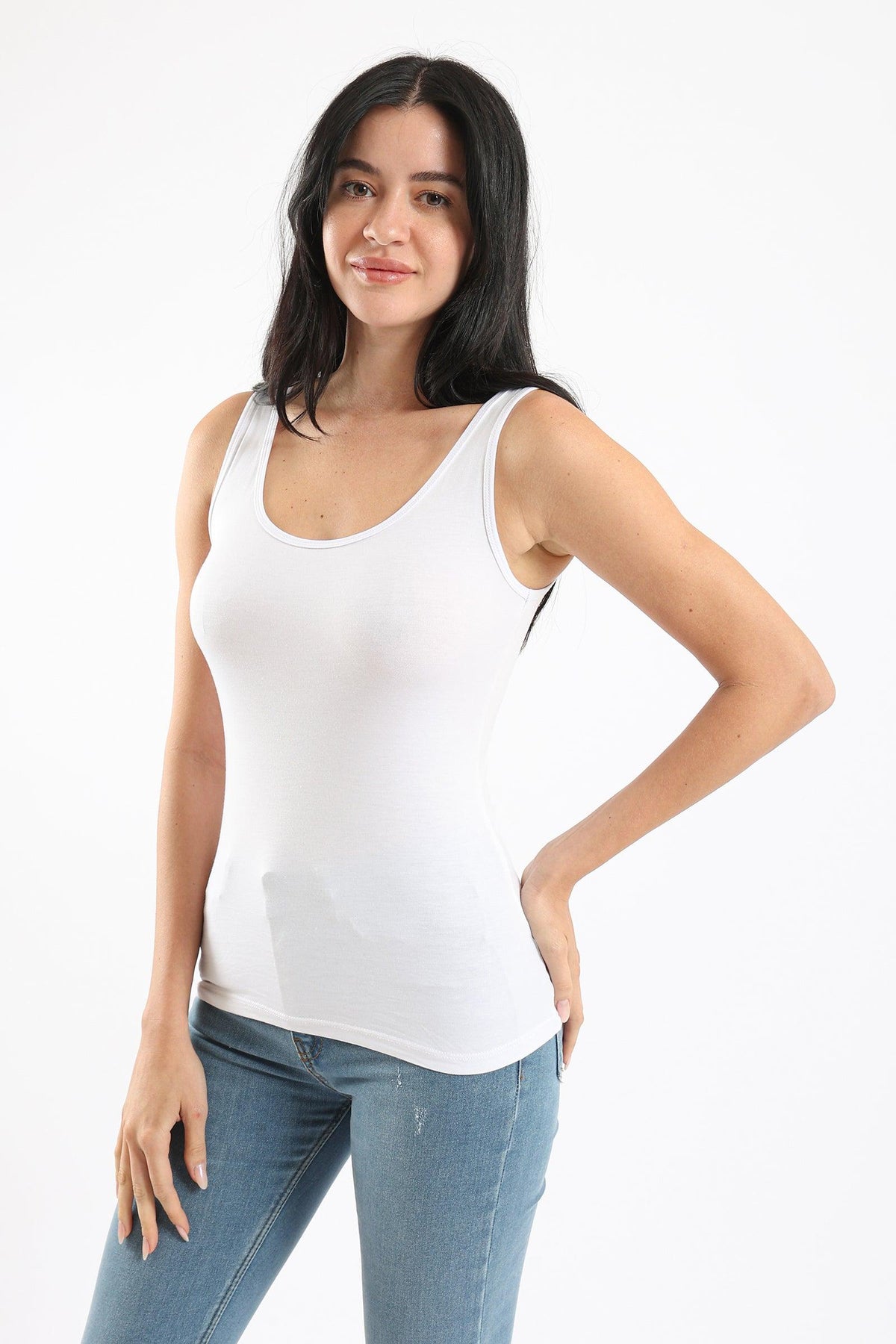 Plunge Neck Top - Carina - كارينا