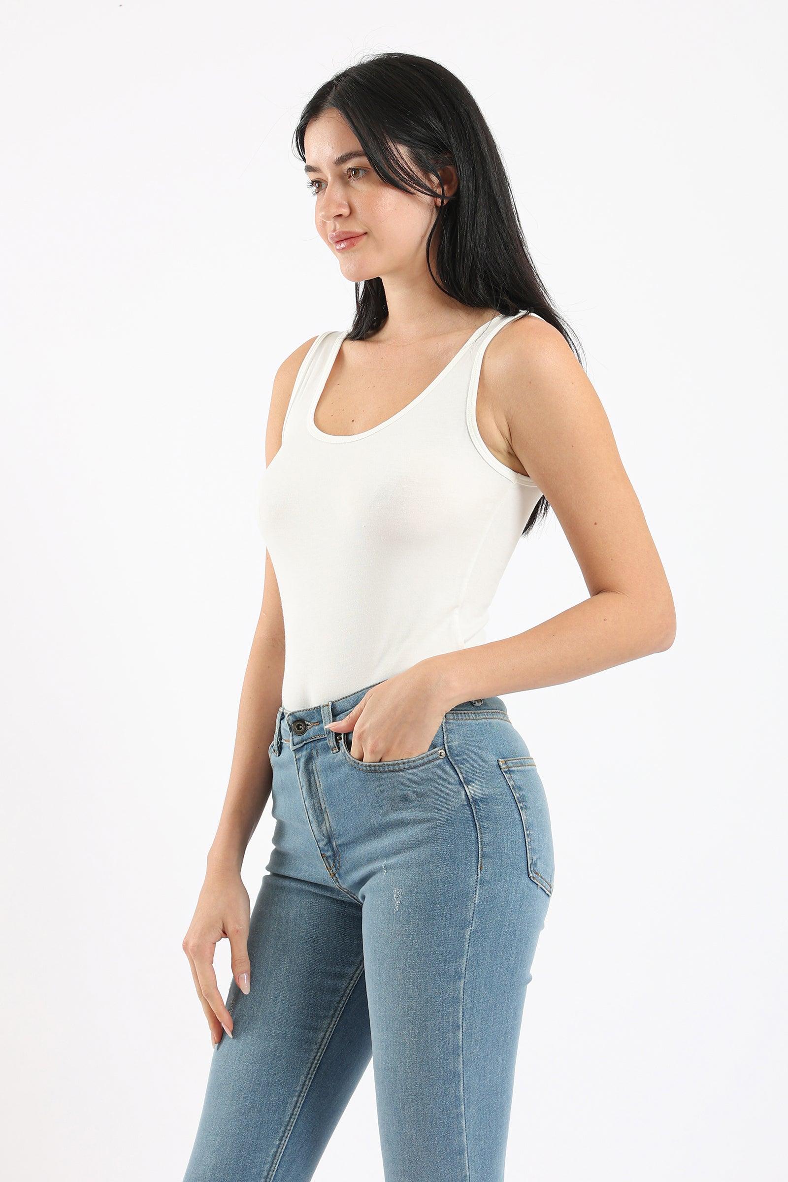 Plunge Neck Top - Carina - كارينا