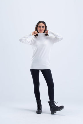 Pullover with Frilled Cuffs - Carina - كارينا