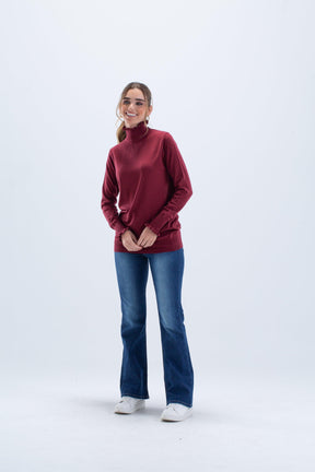 Pullover with Frilled Cuffs - Carina - كارينا