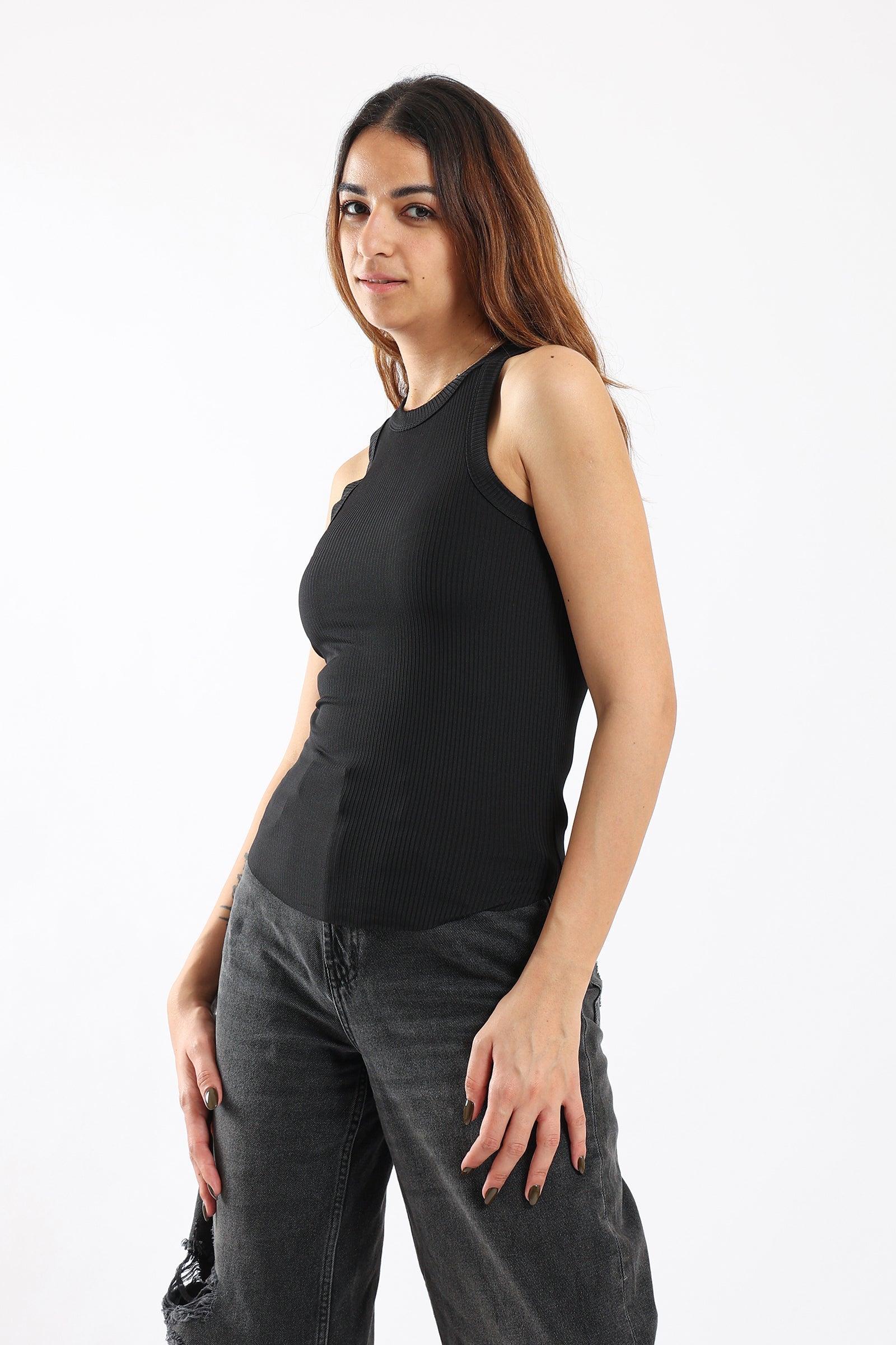 Racer Back Ribbed Top - Carina - كارينا