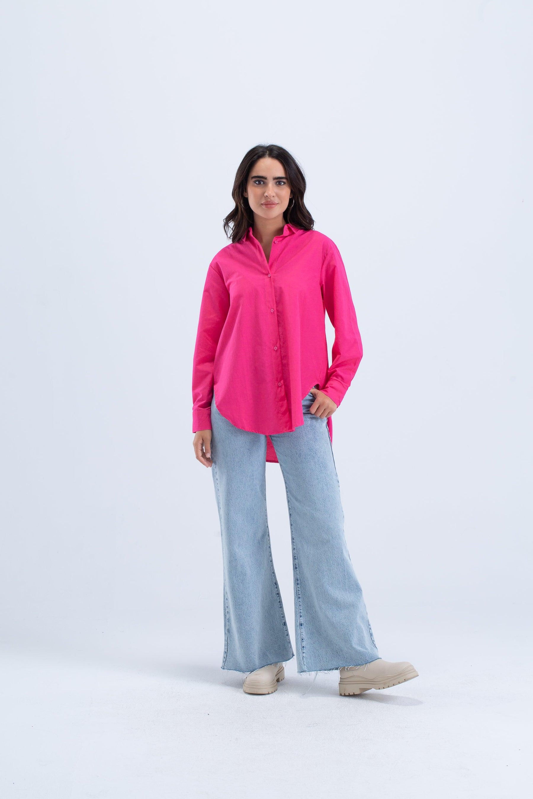 Regular Fit Cotton Shirt - Carina - كارينا