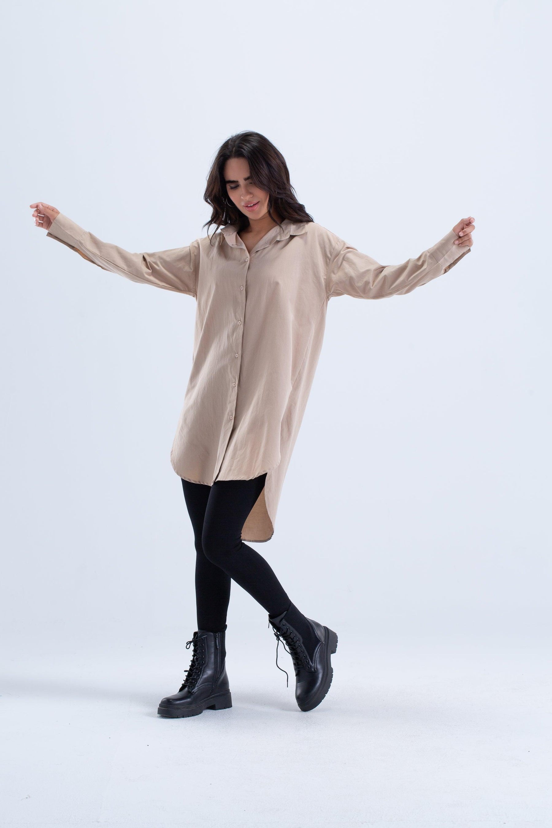 Relaxed Fit Long Shirt - Carina - كارينا