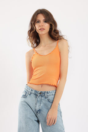 Ribbed Cami Top - Carina - كارينا