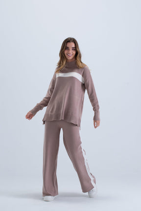 Ribbed Hem Lounge Set - Carina - كارينا