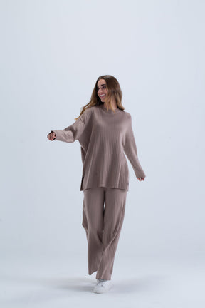 Ribbed Relaxed Fit Loungewear Set