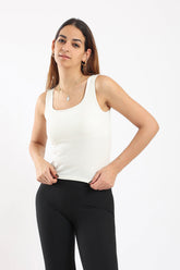 Seamless Squared Neck Top - Carina - كارينا