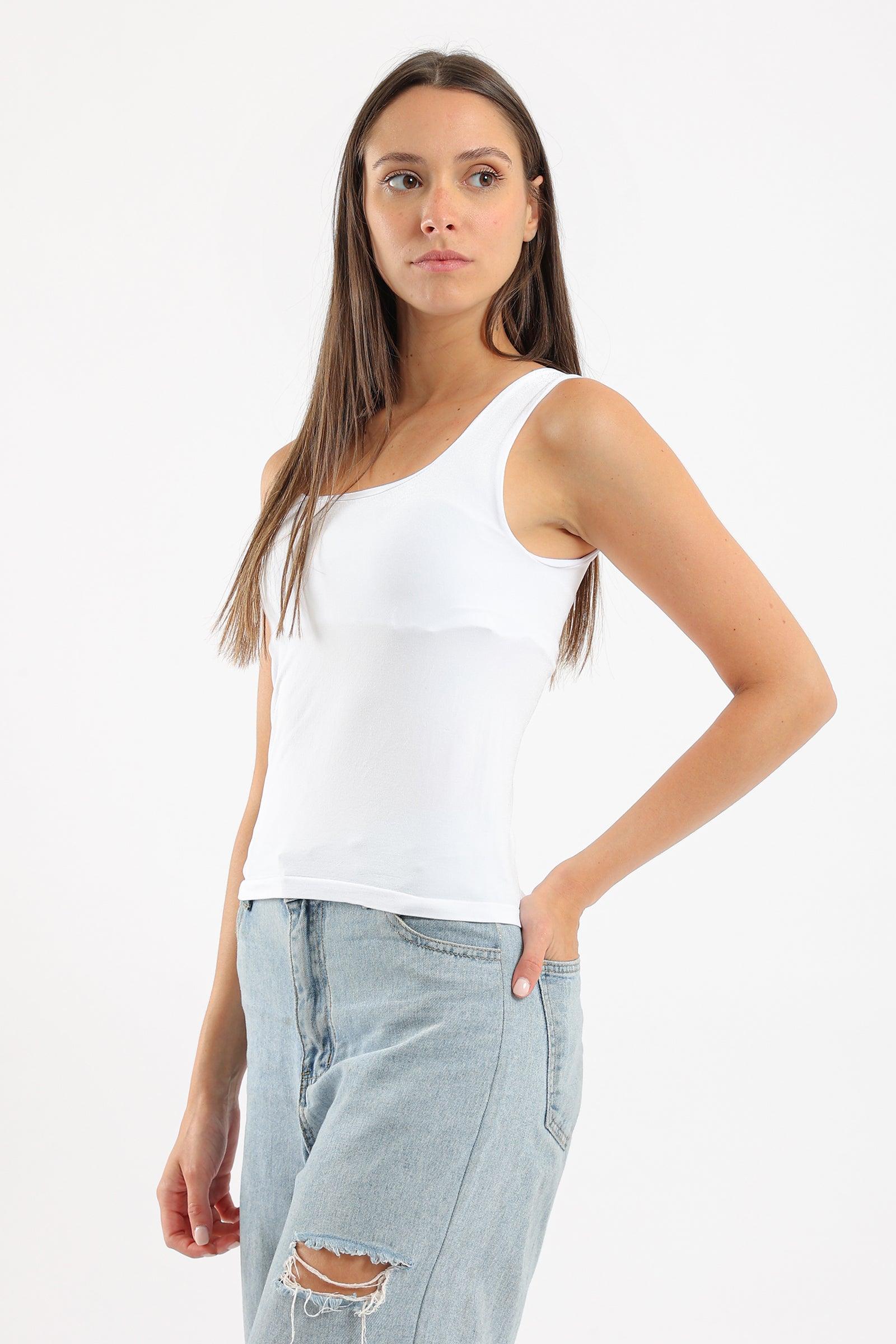 Seamless Squared Neck Top - Carina - كارينا