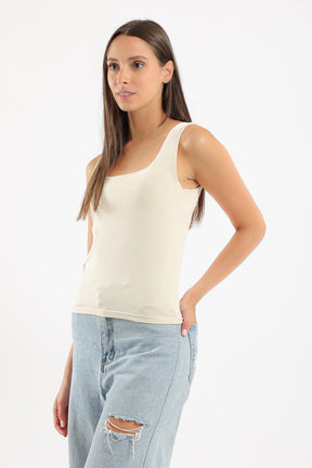 Seamless Squared Neck Top - Carina - كارينا