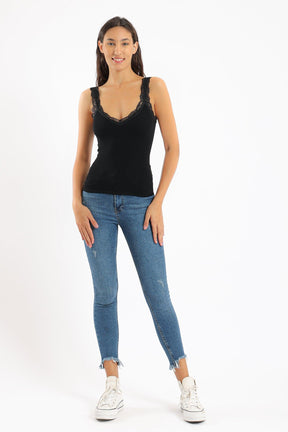 Seamless V-Neck Sleeveless Top - Carina - كارينا