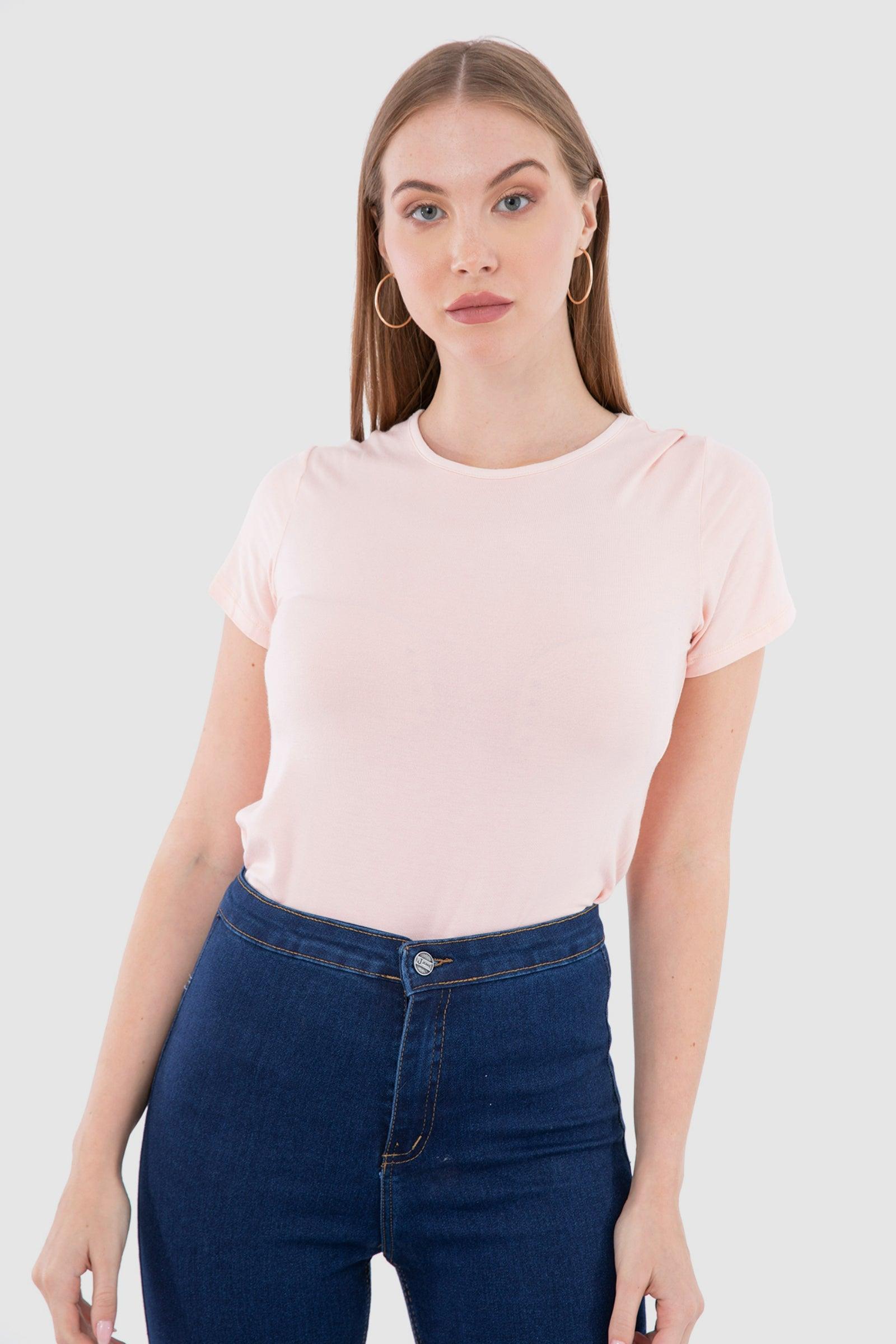 Short Sleeves Viscose Top - Carina - كارينا