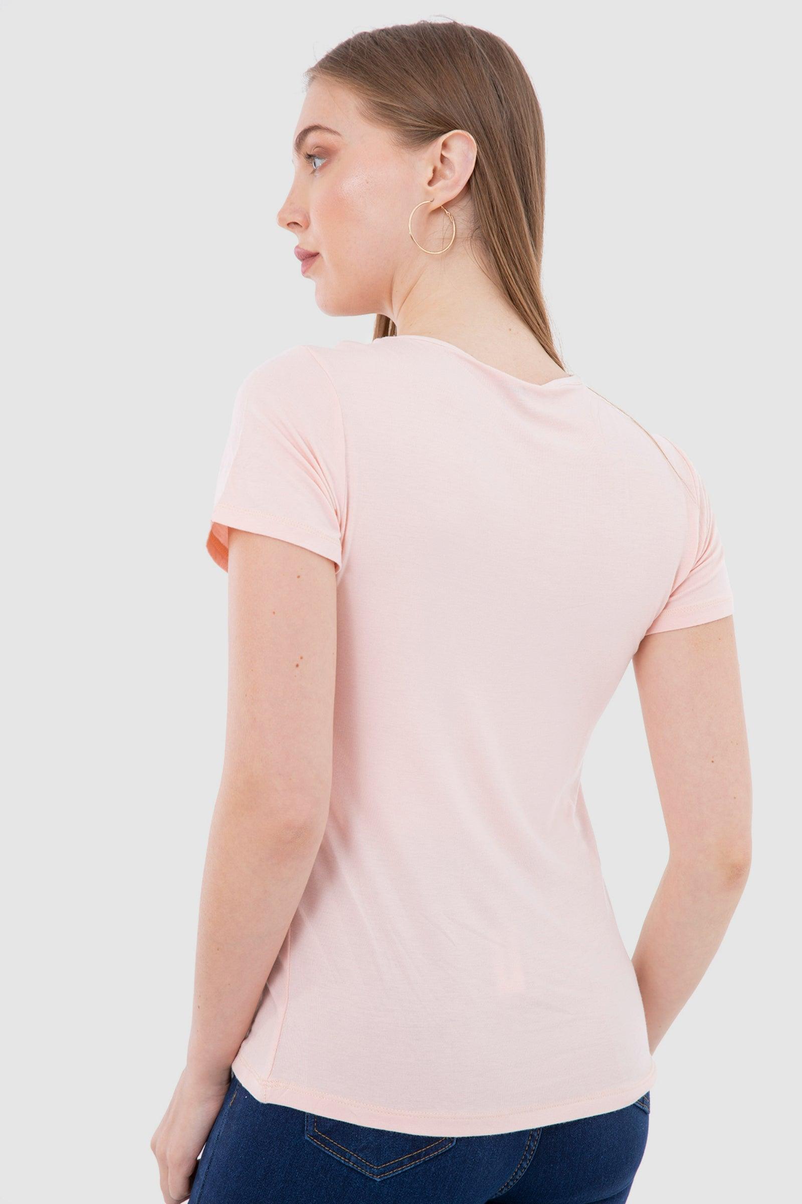 Short Sleeves Viscose Top - Carina - كارينا