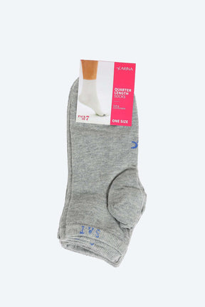 Solid Ankle Length Socks - 7 Pairs - Carina - كارينا