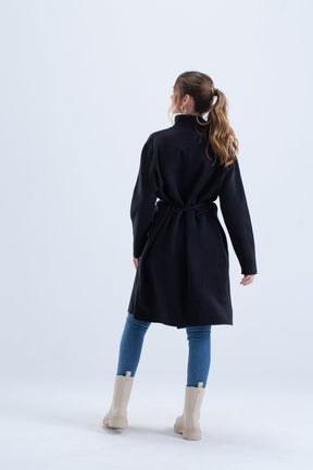 Trench Coat with Adjustable Belt