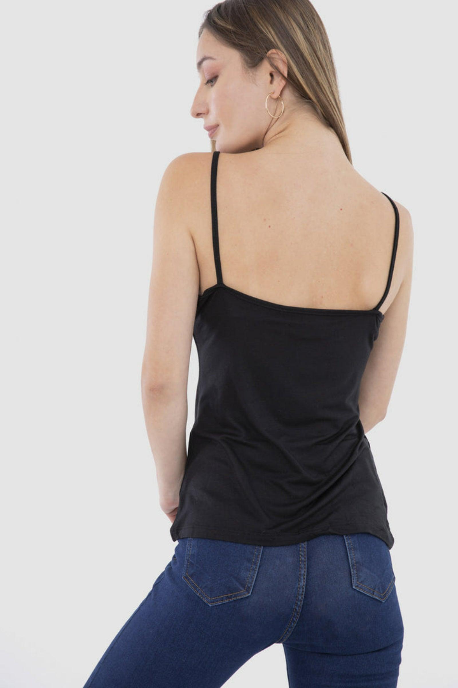 Viscose Sleeveless Tank Top - Carina - كارينا