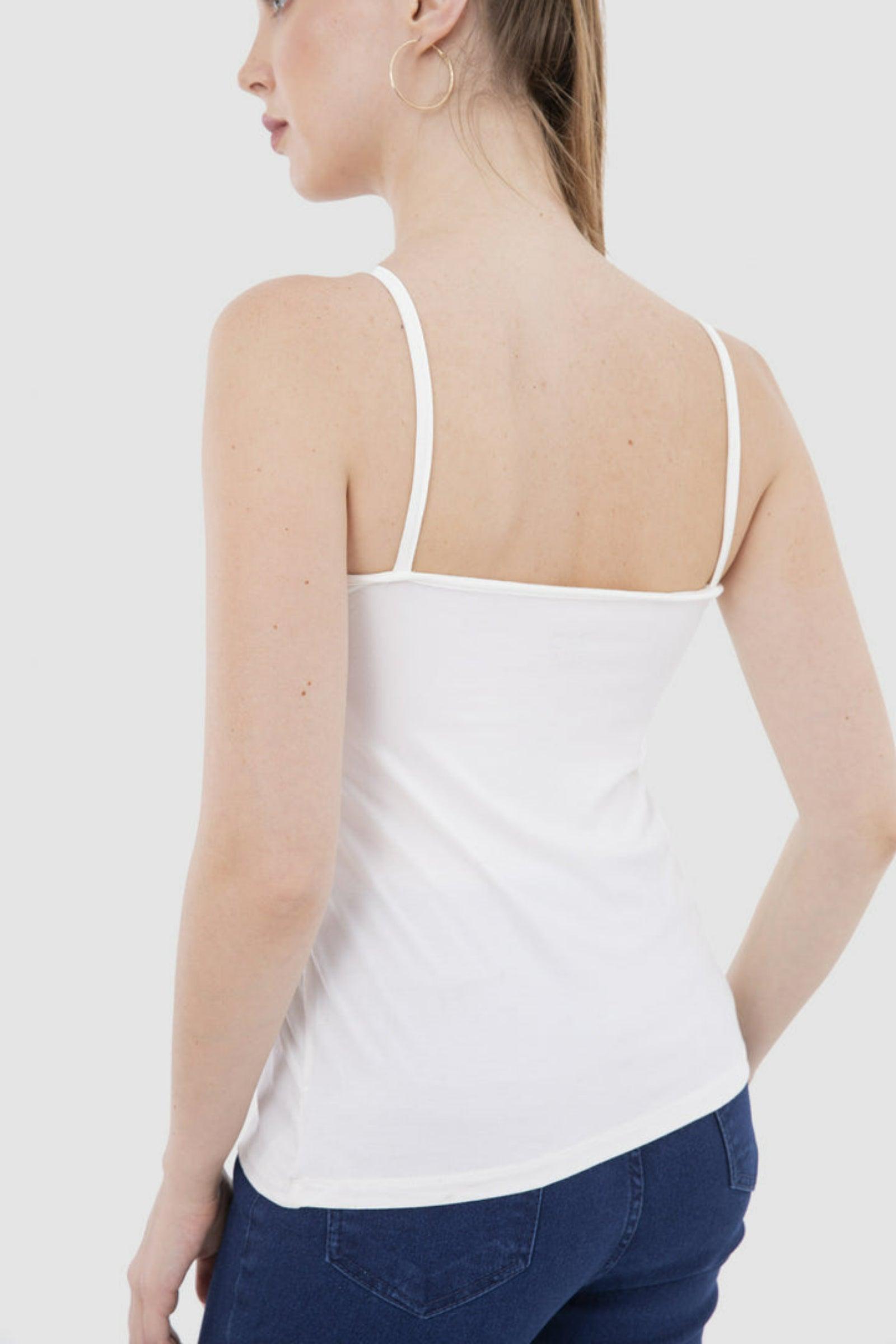 Viscose Sleeveless Tank Top - Carina - كارينا