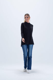 Viscose Top with Slits - Carina - كارينا