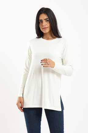 Viscose Top with Slits - Carina - كارينا